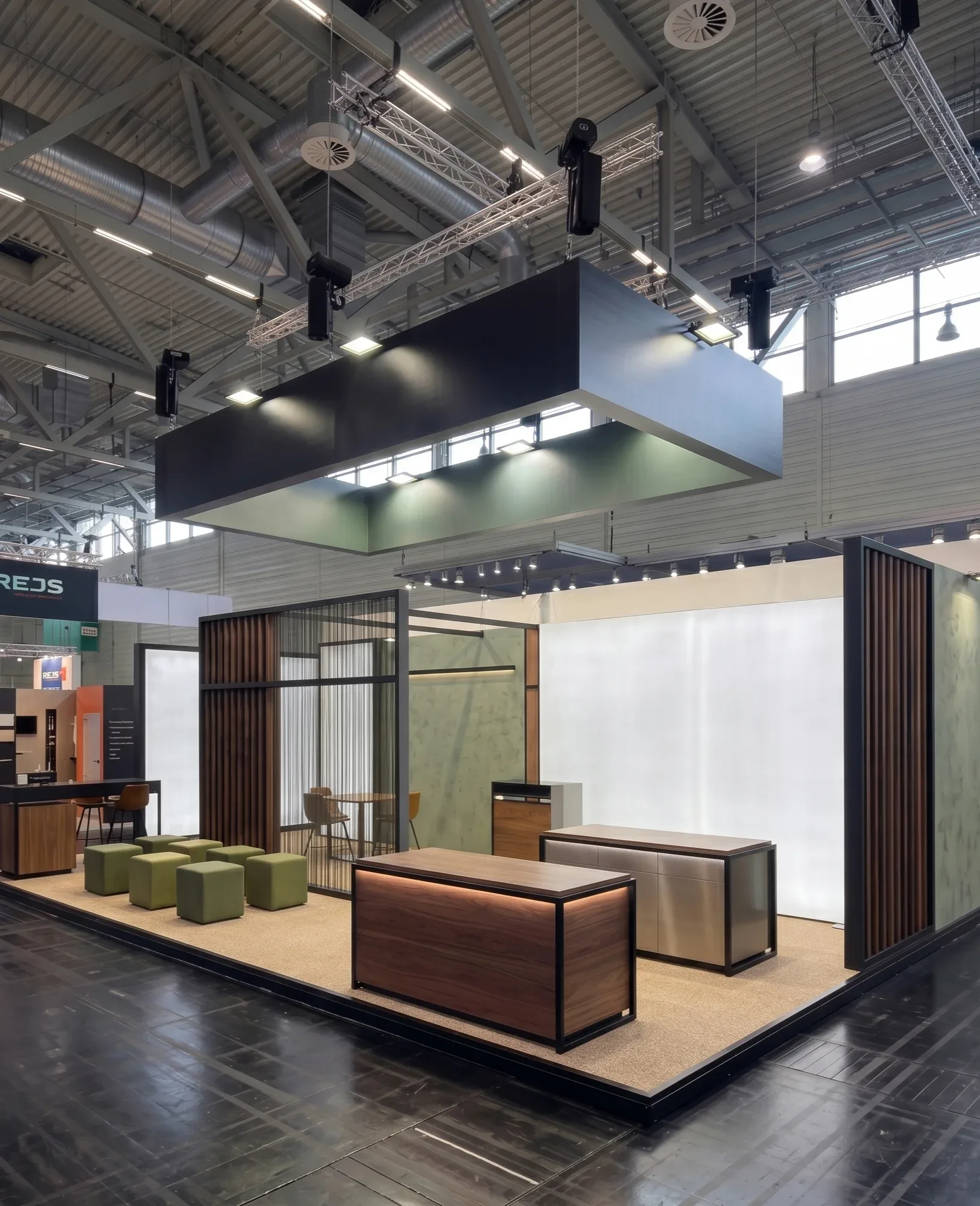 Montaje de stand ferial